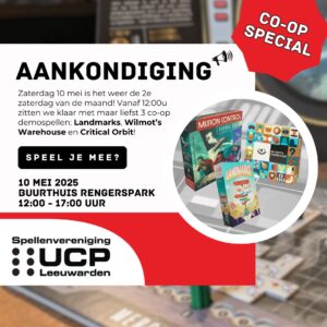 Spelmiddag 10 mei